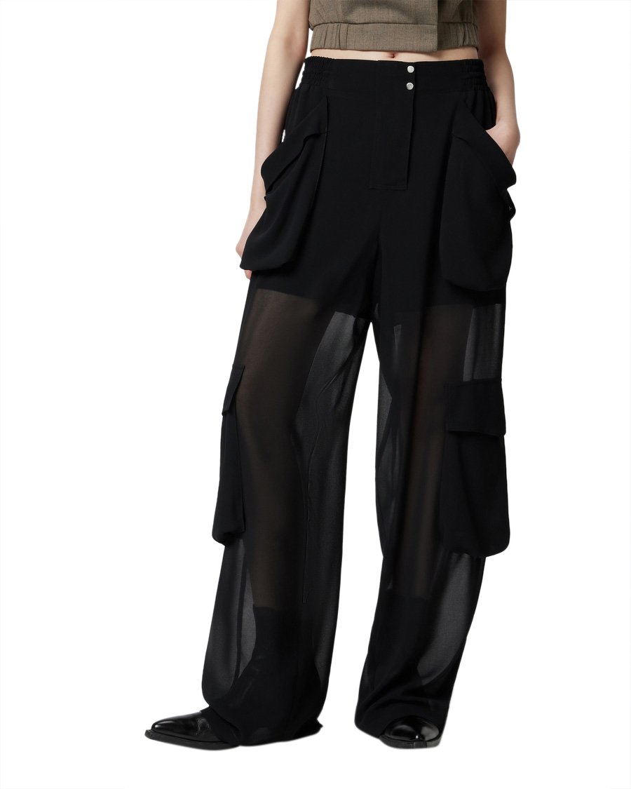 Pinko Trousers Black Zwart