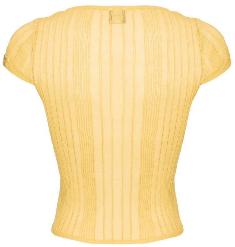 Pinko Sweaters Giallo Canna Dindia Divers