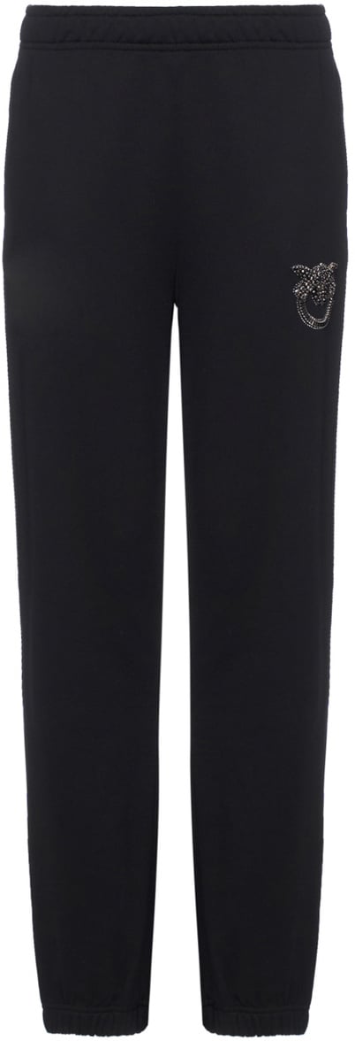 Pinko Trousers Nero Limousine Zwart