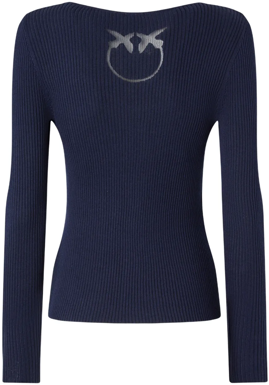 Pinko Sweaters Blue Blauw