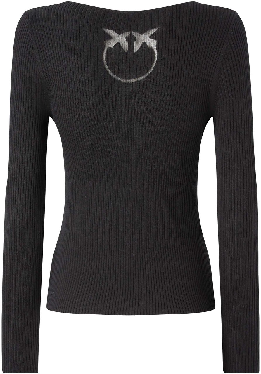 Pinko Sweaters Black Zwart