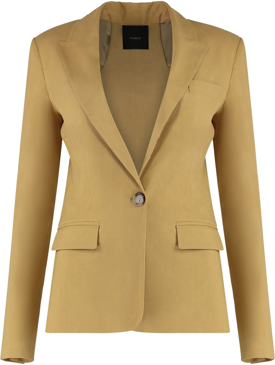 Pinko Linen blazer Geel