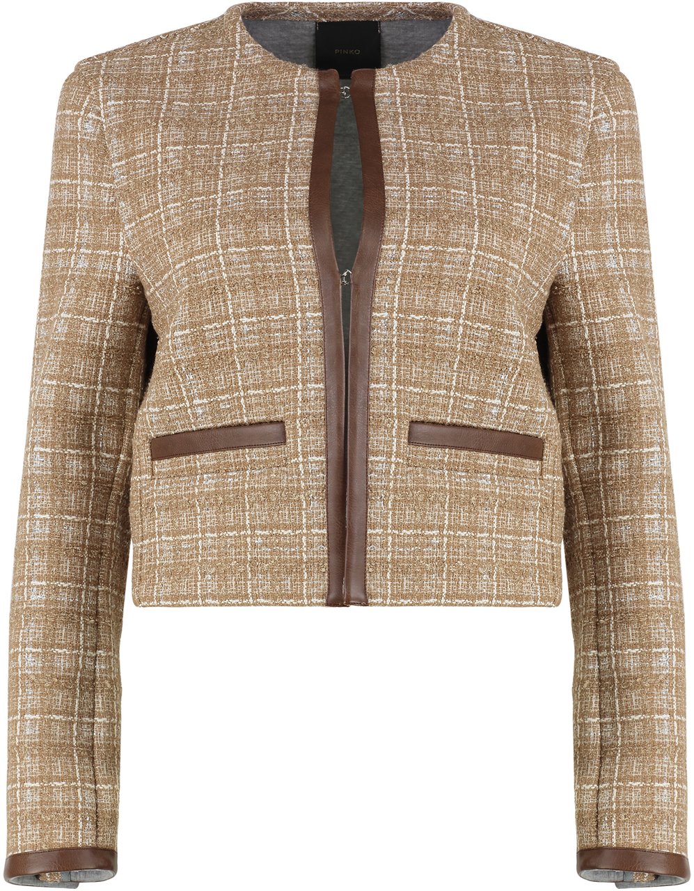 Pinko Finale Tweed jacket Beige