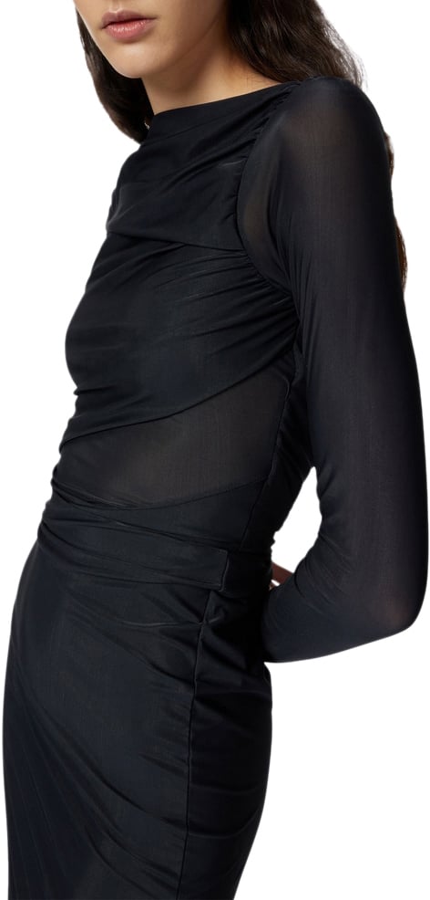 Pinko Dresses Black Zwart