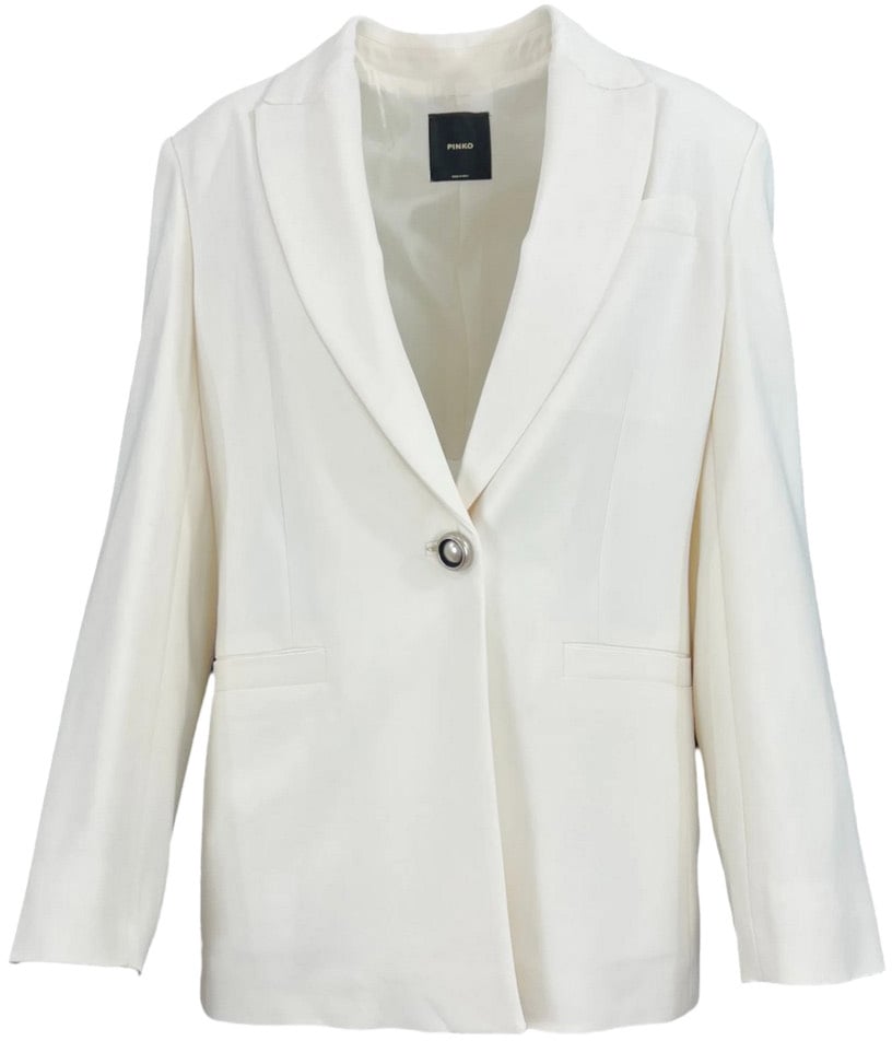 Pinko Blazers White Wit