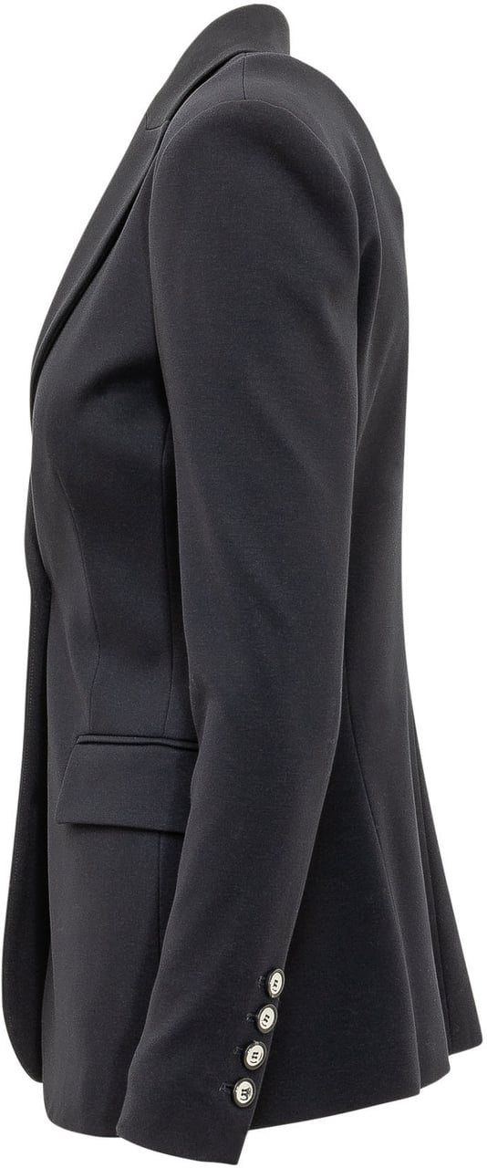 Pinko Blazer New Signum Monopetto Donkergrijs