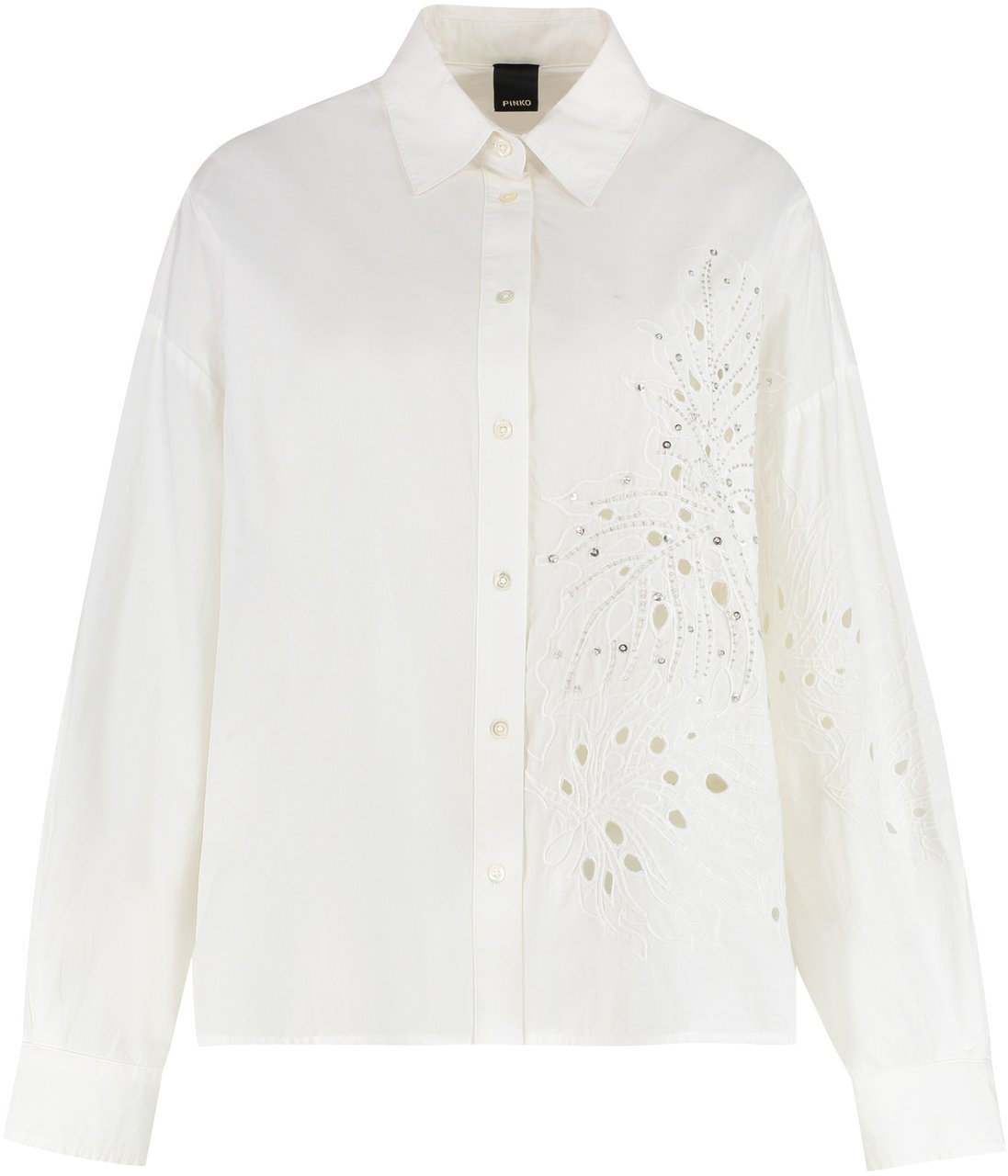 Pinko Centoundici cotton shirt Wit