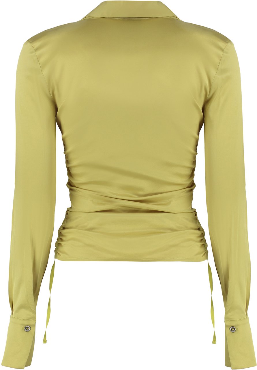 Pinko Caravan viscose jersey shirt Groen