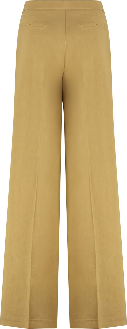 Pinko Linen trousers Geel