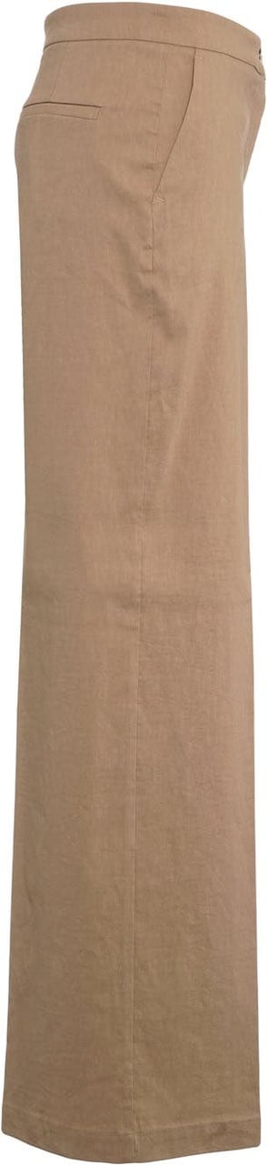 Pinko Linen blend pants 'Jacopone' Beige