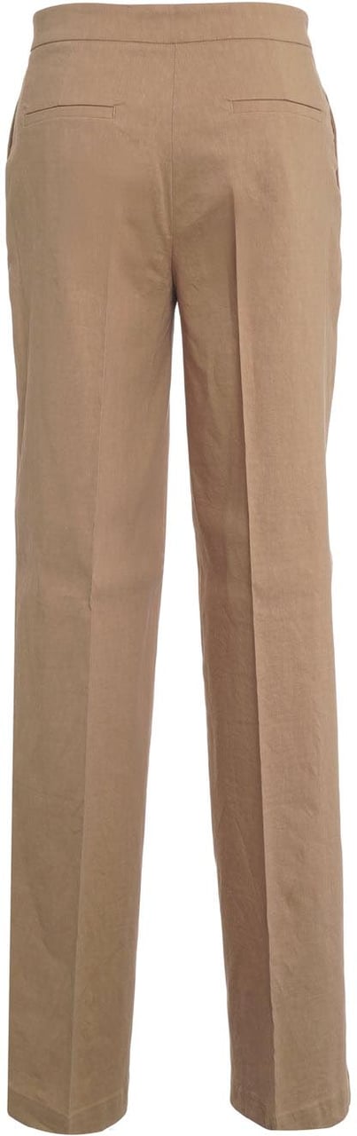 Pinko Linen blend pants 'Jacopone' Beige