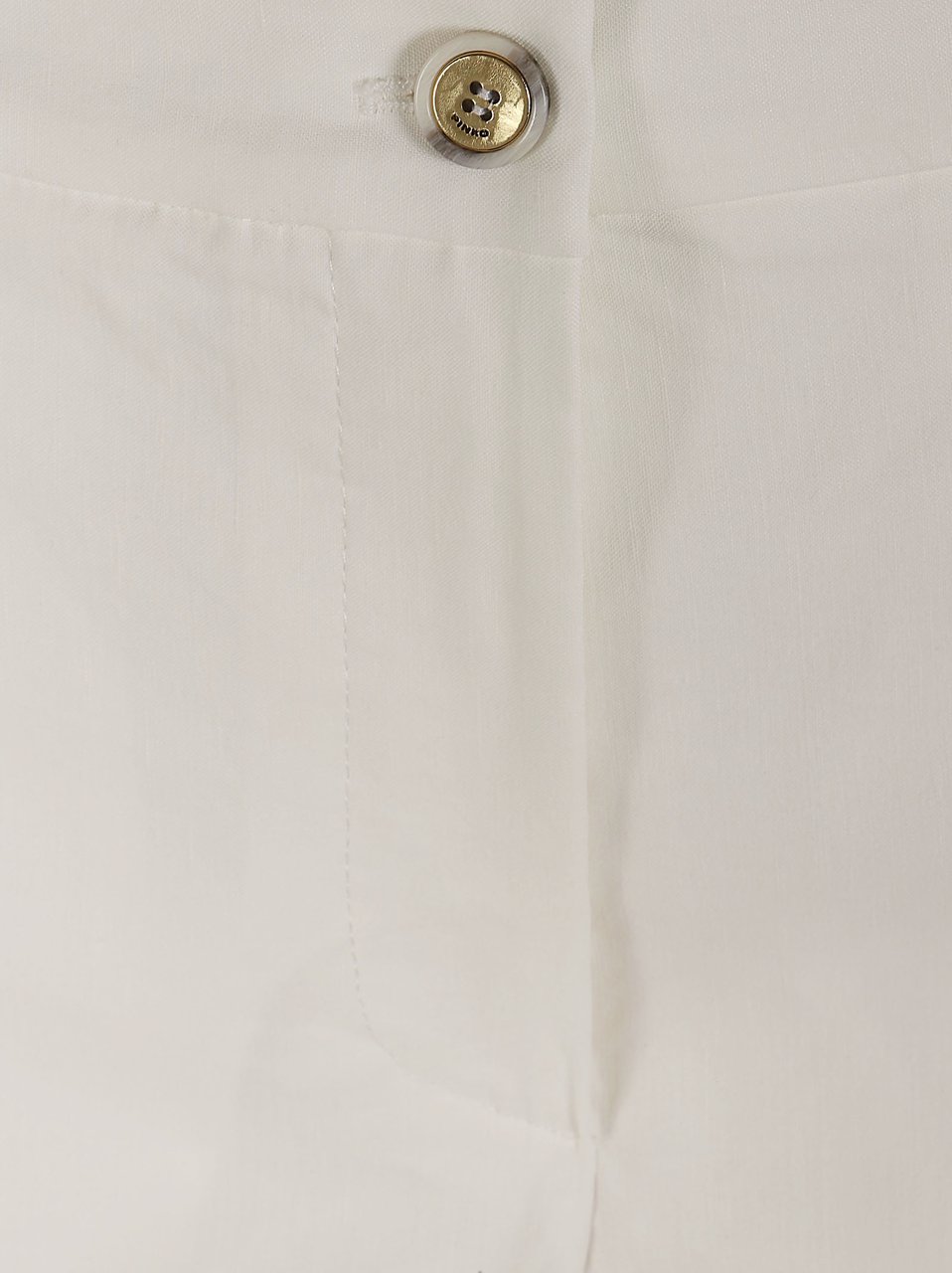 PINKO JACOPONE PANTALONE LINO Wit