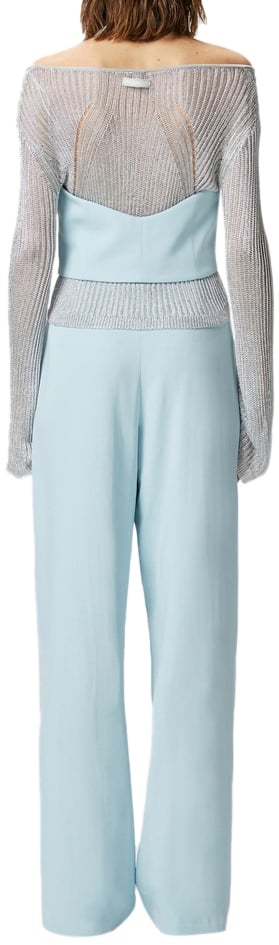 Pinko Waistcoats Cyan Cyaan