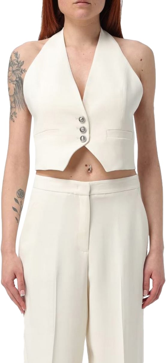 Pinko Waistcoats White Wit