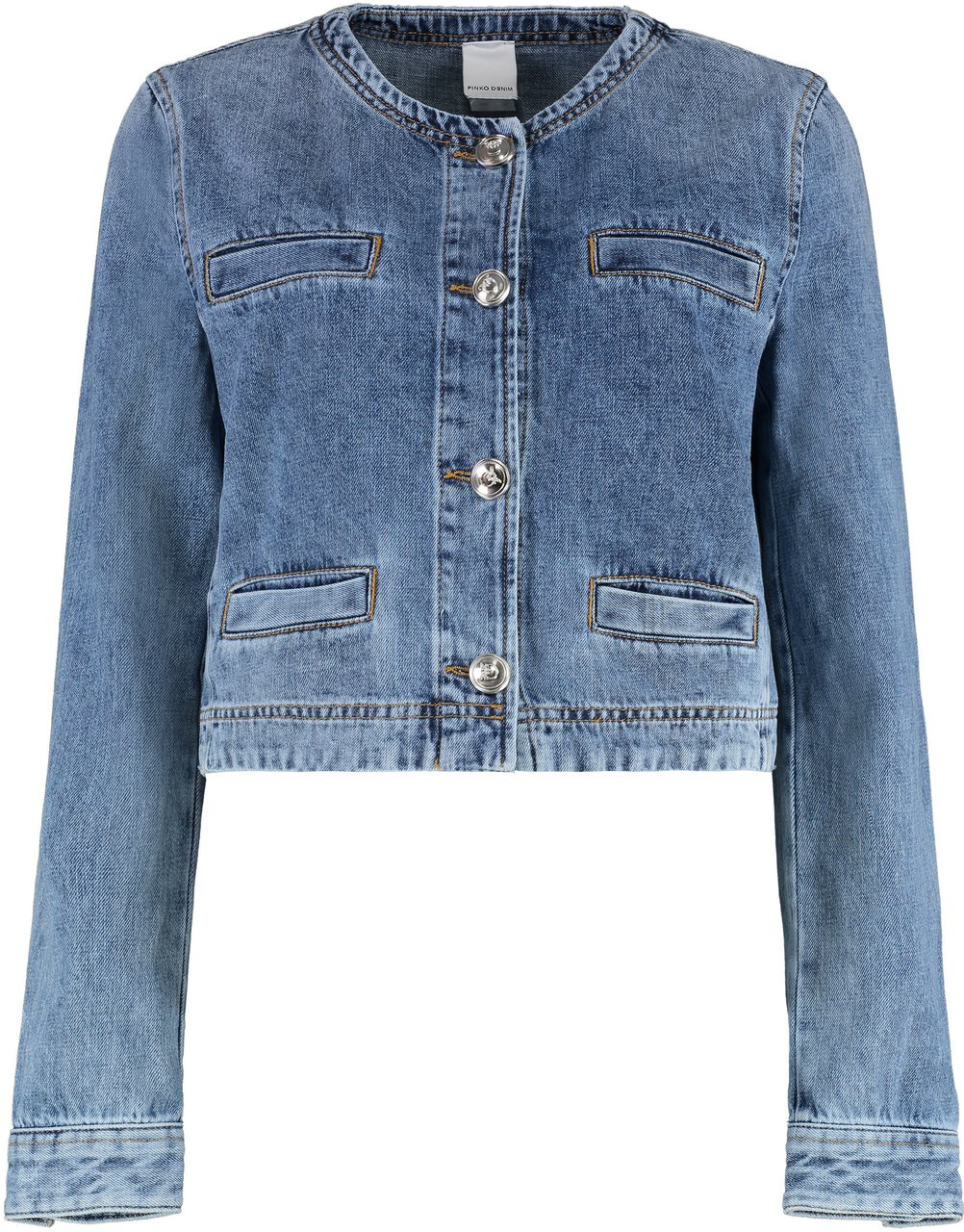 Pinko Durban Denim jacket Blauw