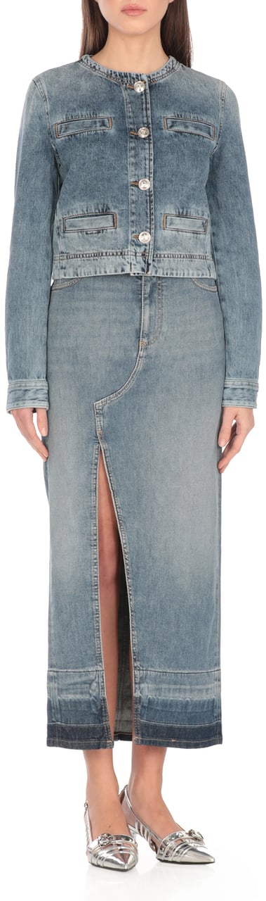 Pinko Coats Blue Blauw