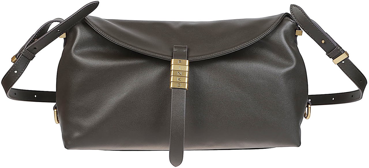 Pinko New Saddle Bag Green Groen