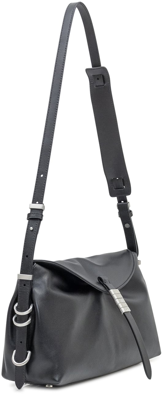 Pinko Pinko Borsa New Saddle in Pelle Nera Zwart