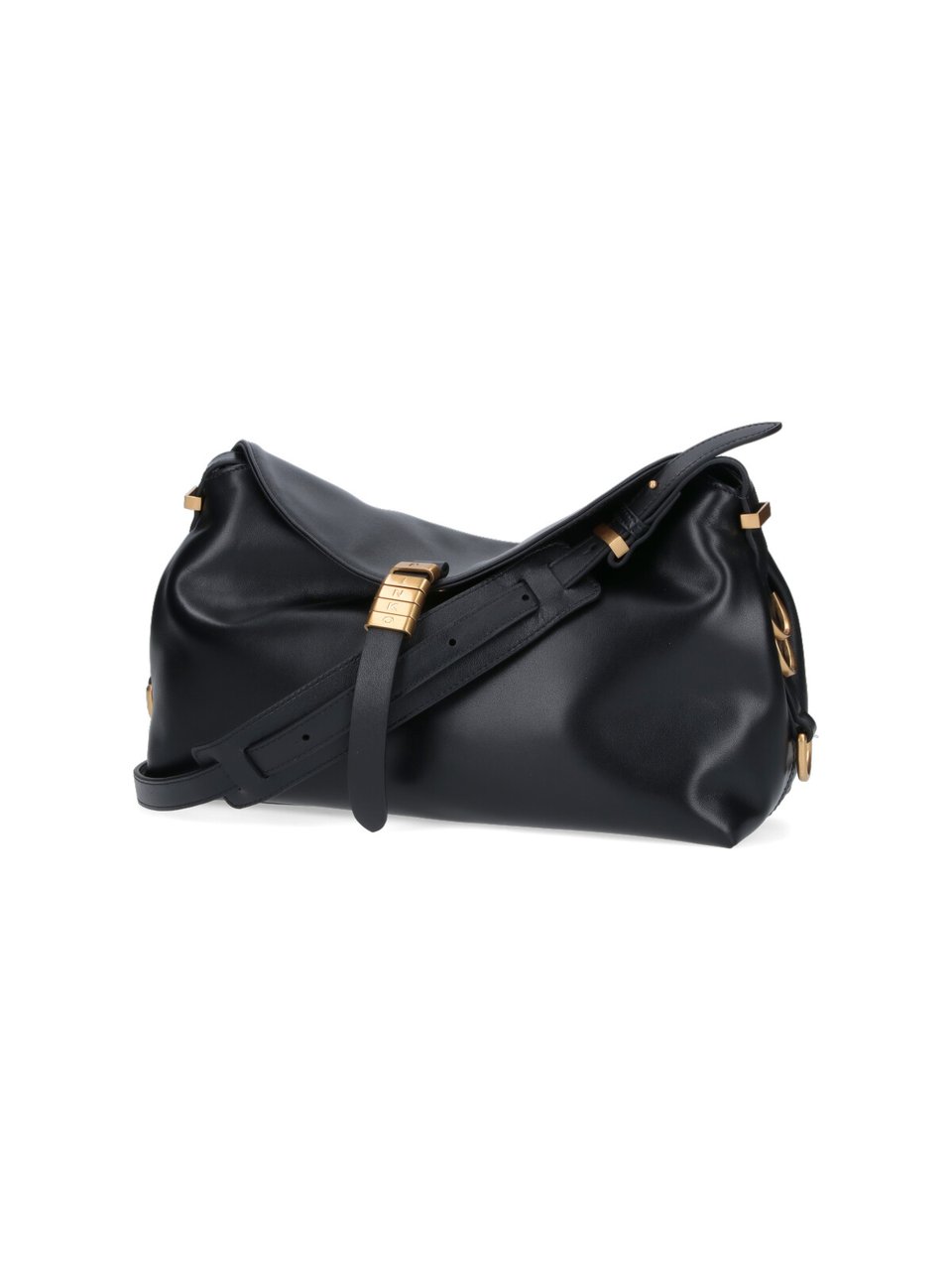 Pinko "Saddle" Shoulder Bag – Black Zwart