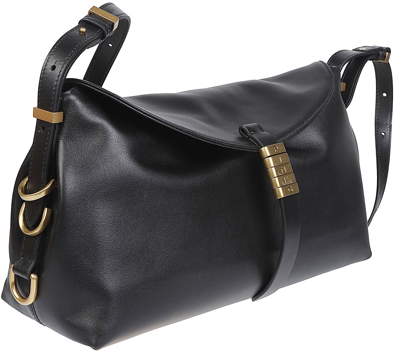 Pinko New Saddle Bag Black Zwart