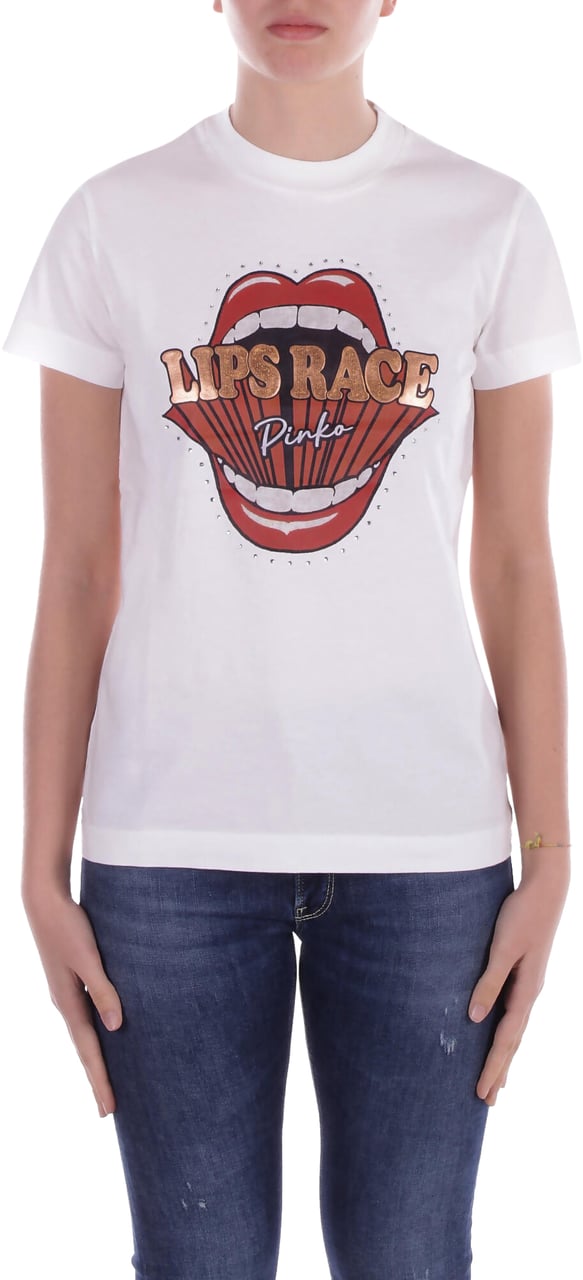 Pinko T-Shirts And Polos White Wit