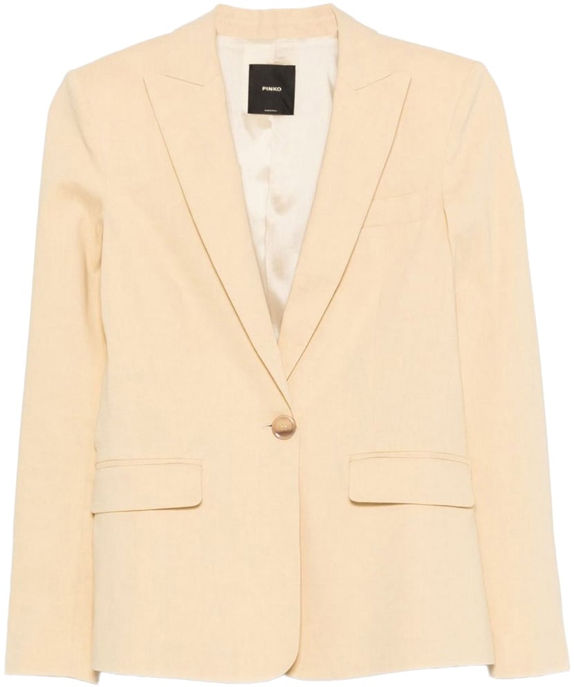 Pinko Blazers Yellow Geel