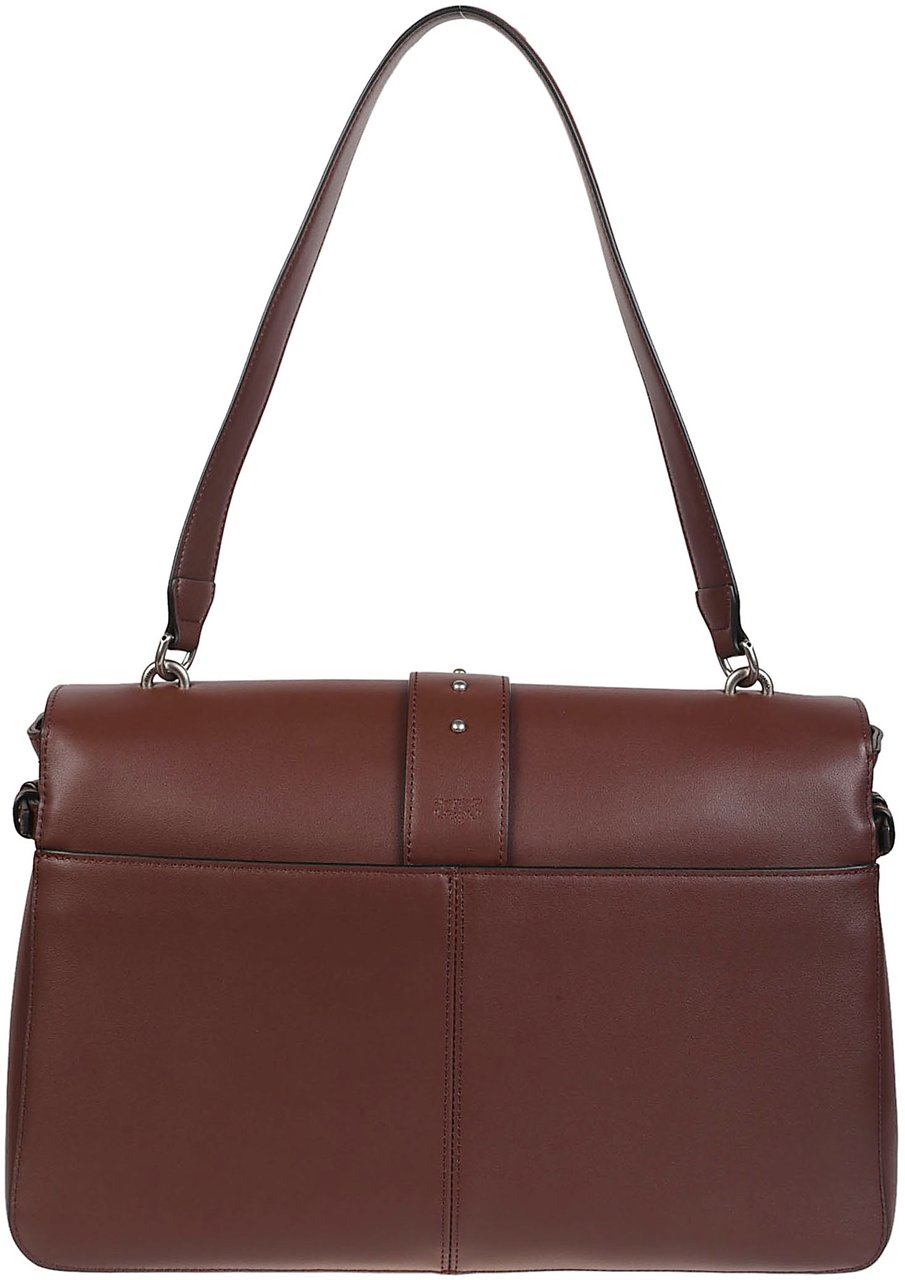 Pinko Love One Extra Sloucy Bag Red Rood