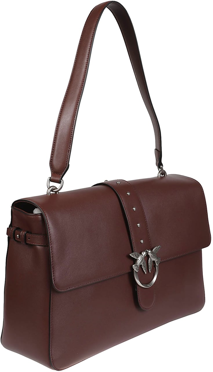 Pinko Love One Extra Sloucy Bag Red Rood