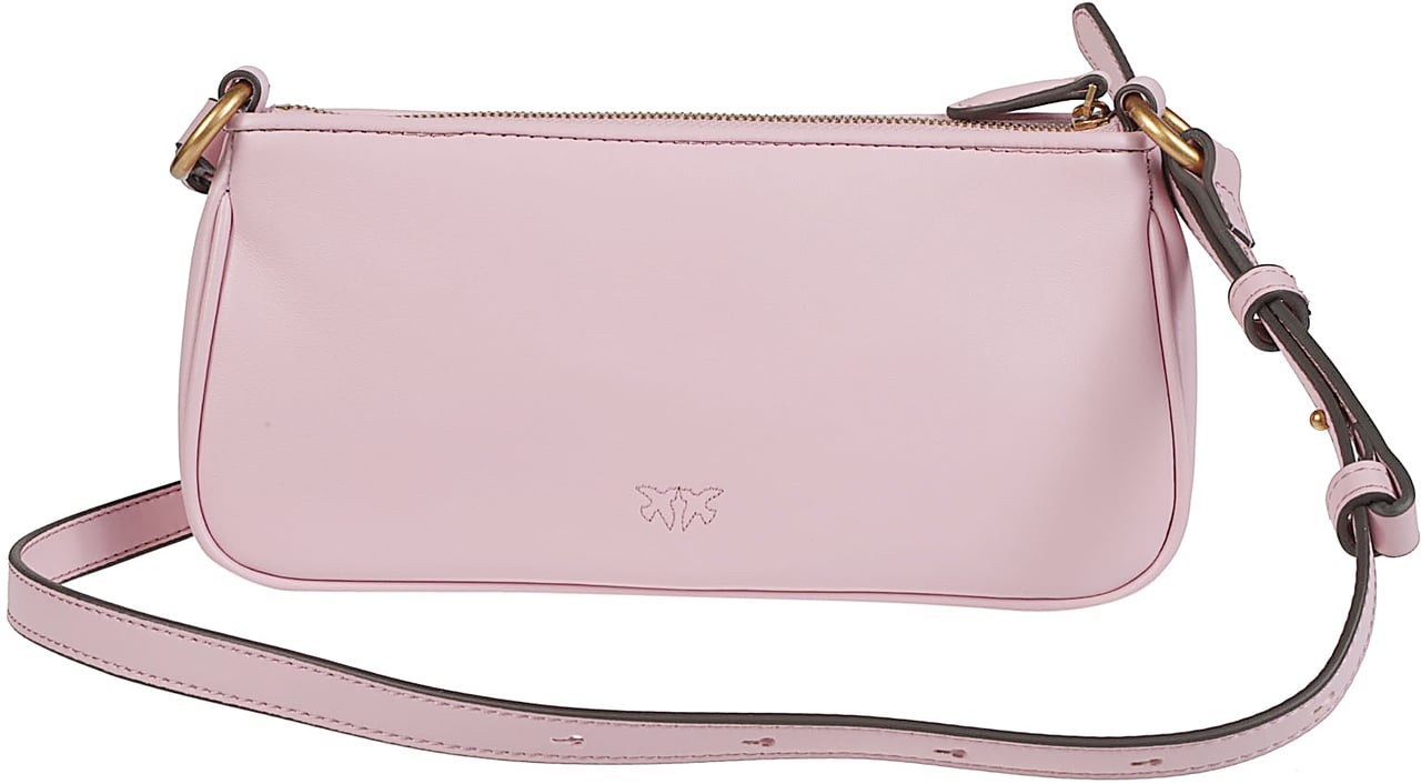 Pinko Half Moon Baguette Mini Bag Pink Roze