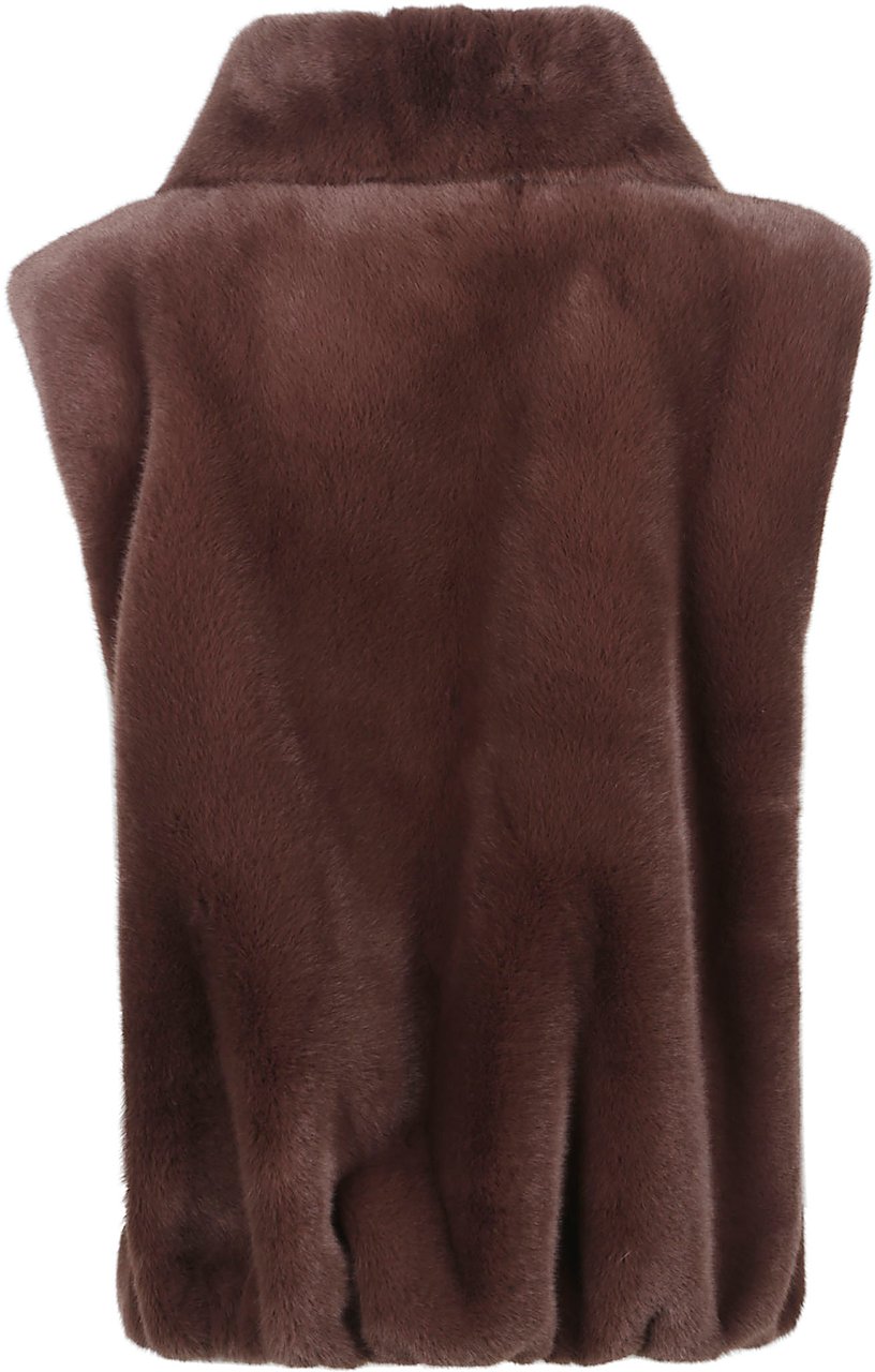 Pinko Deyn Vest Brown Bruin