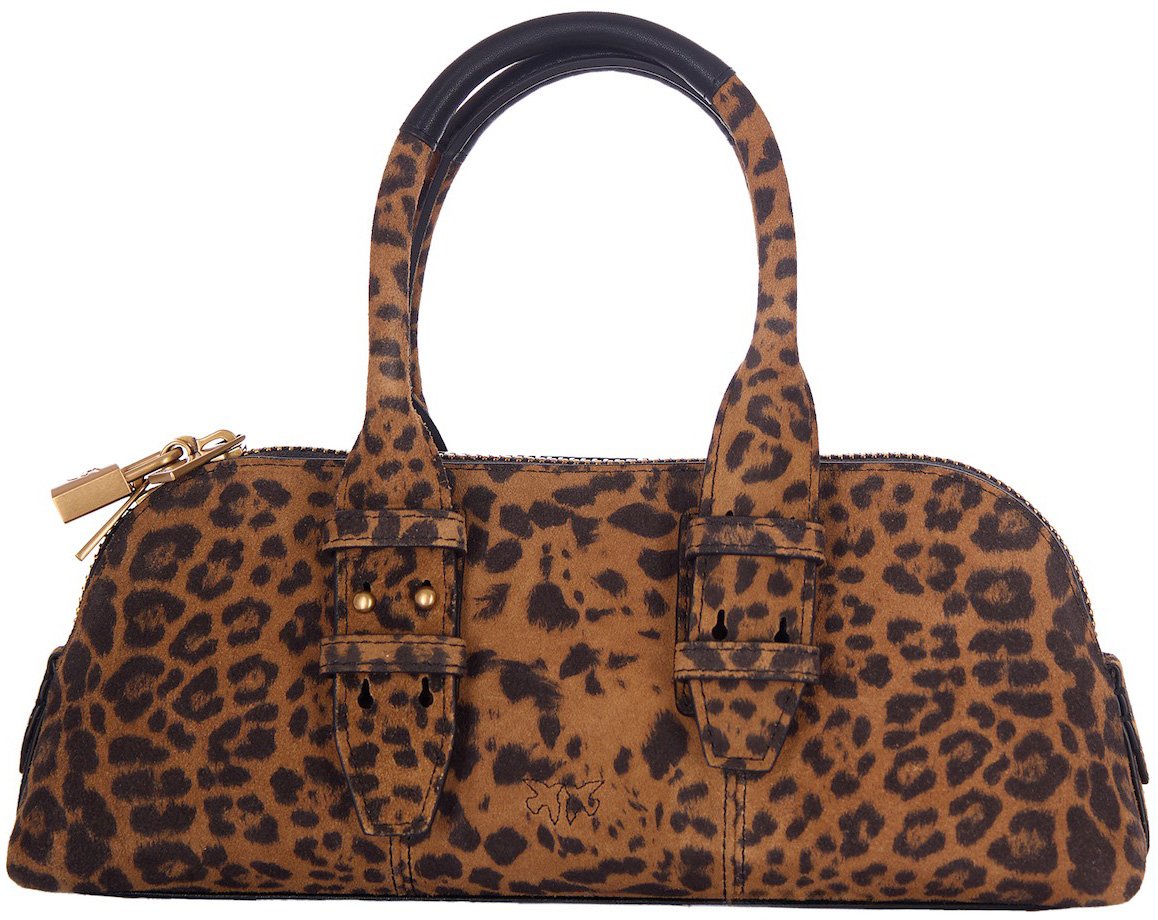 Pinko Bags Maculatomarroneantique Gold Bruin