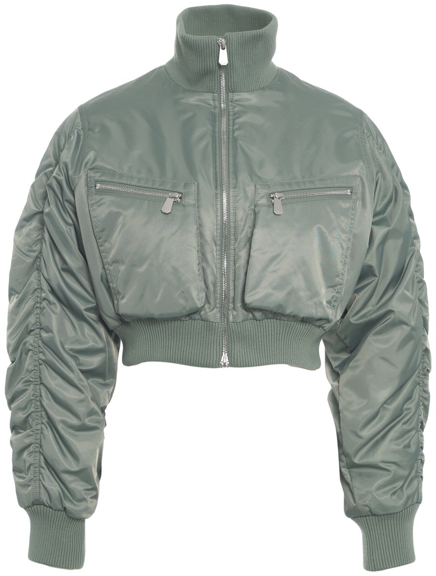 Pinko Bomber cropped Groen