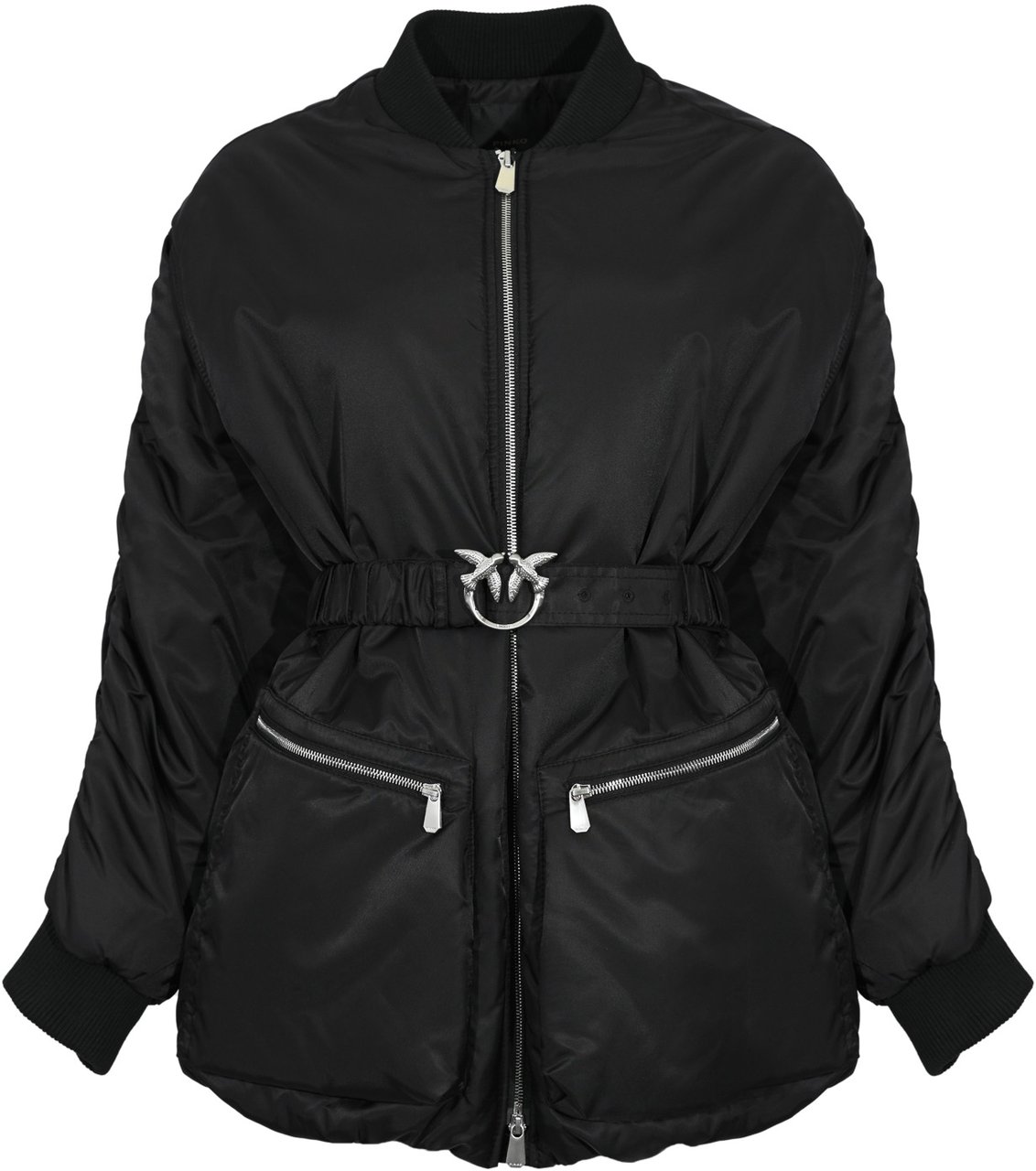 Pinko Coats Nero Limousine Zwart