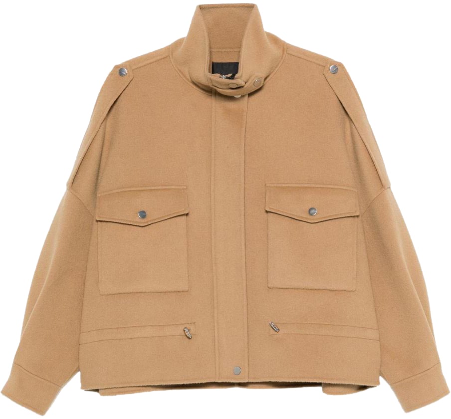 Pinko Coats Brown Bruin