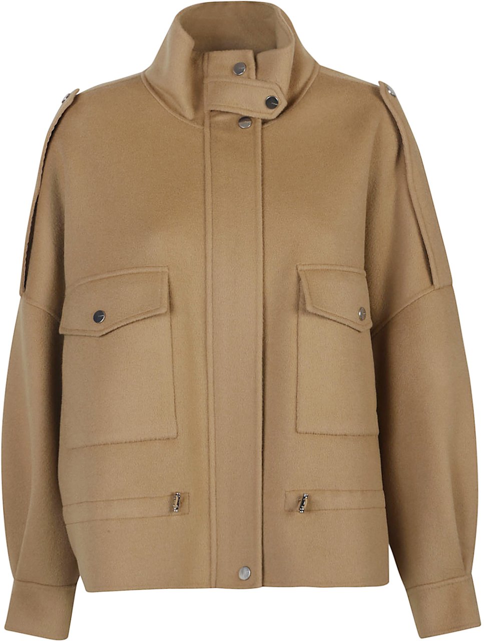 Pinko Crostino Caban Brown Bruin