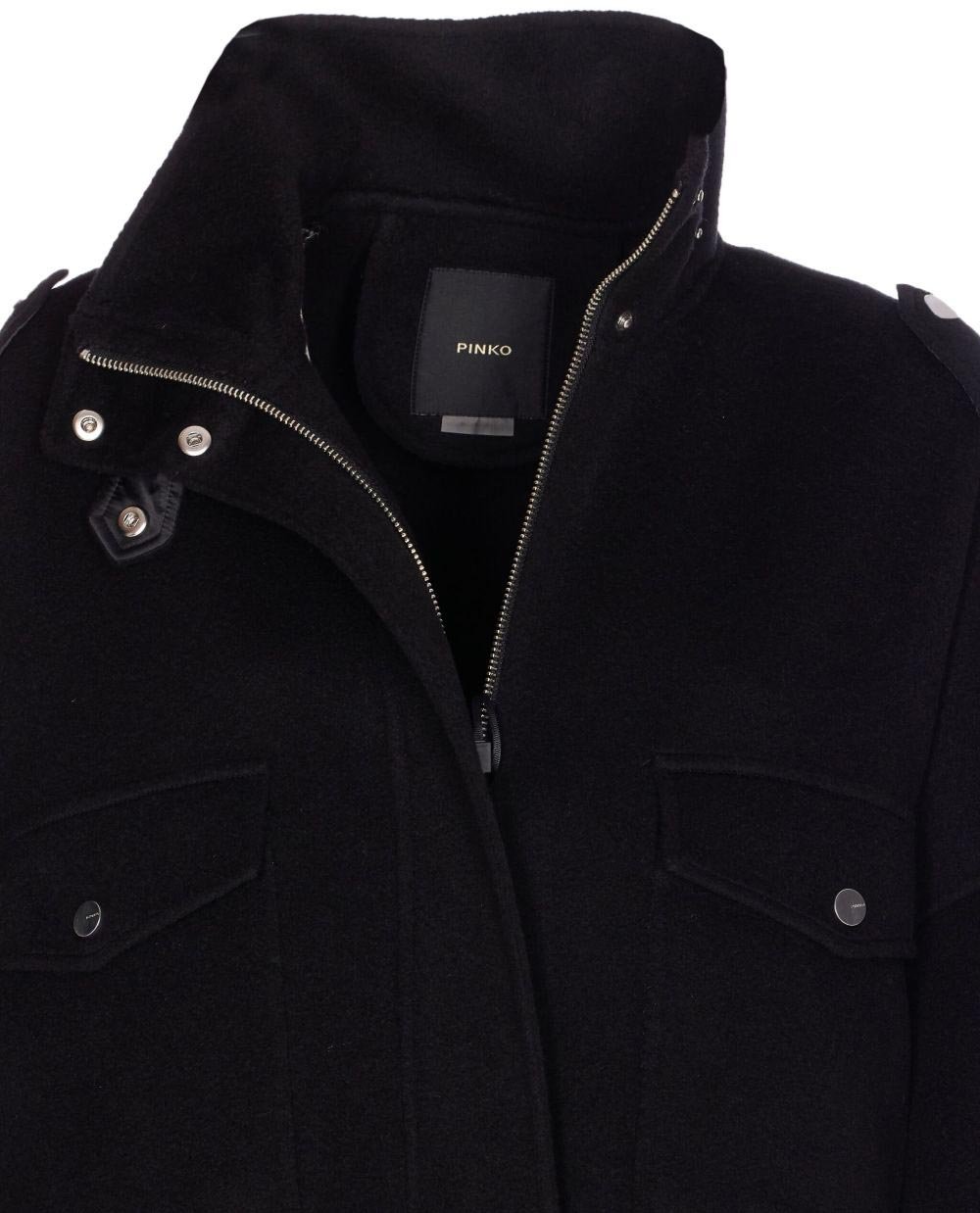 Pinko Coats Black Zwart