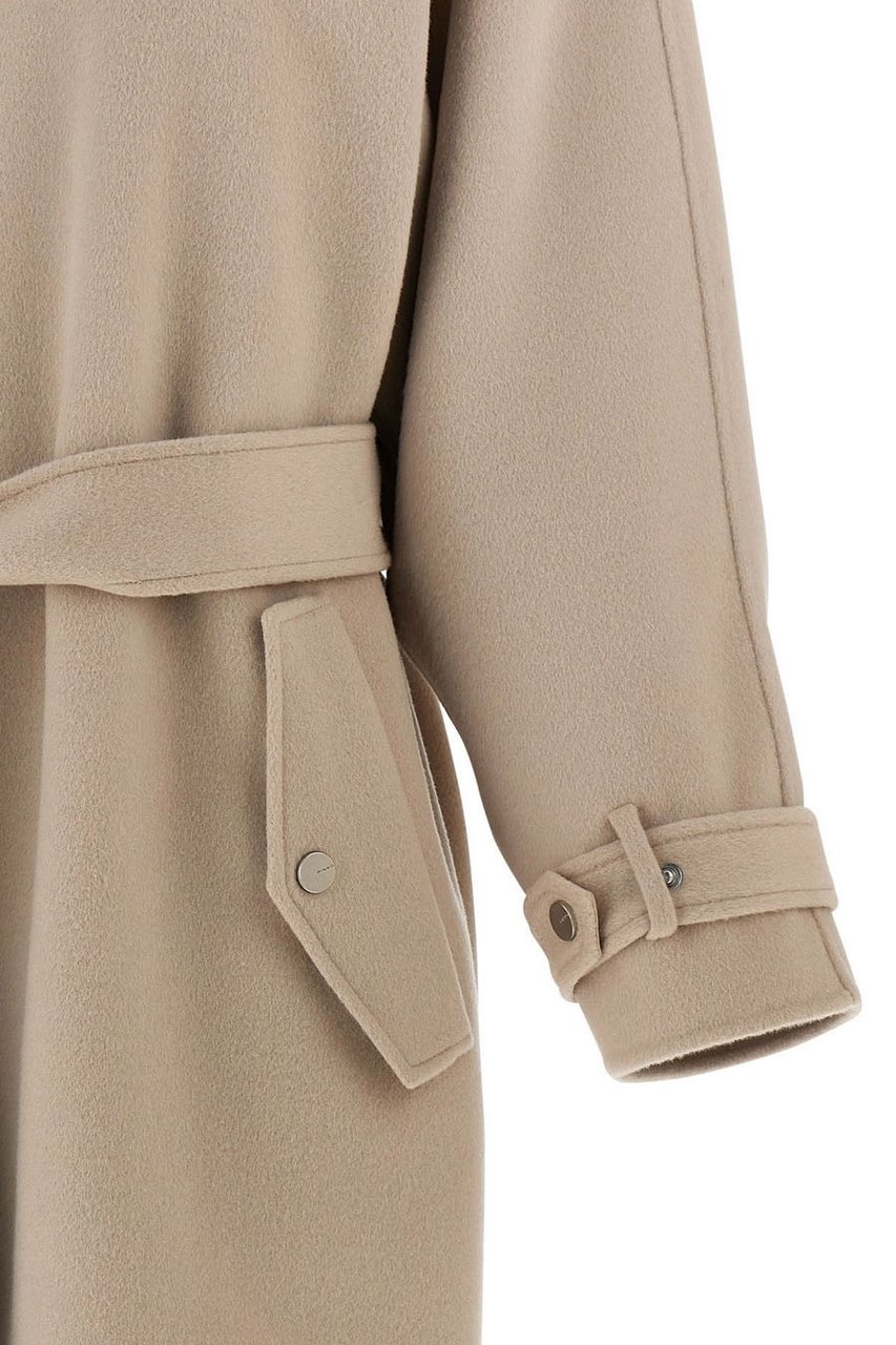 Pinko Coats Gray Grijs