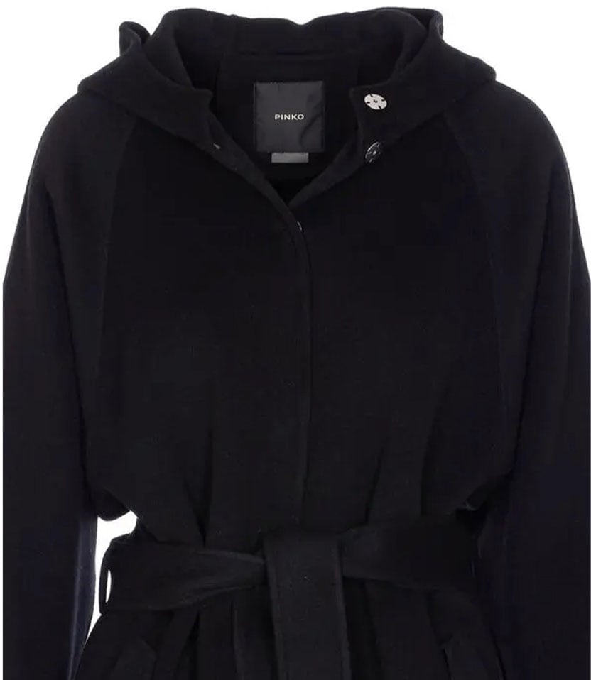 Pinko Coats Black Zwart