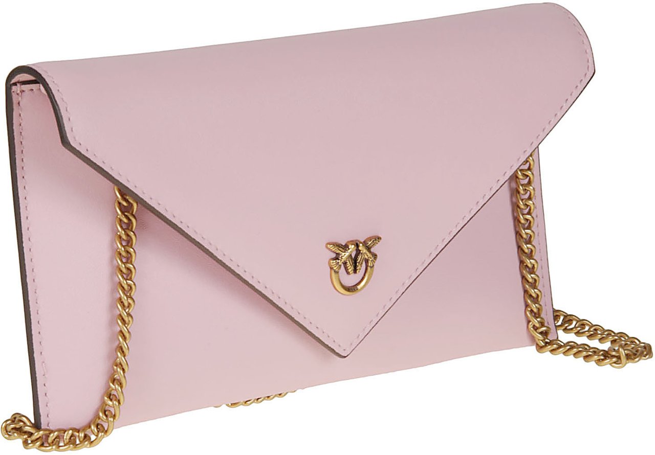 Pinko Flat Purse Mini Bag Pink Roze