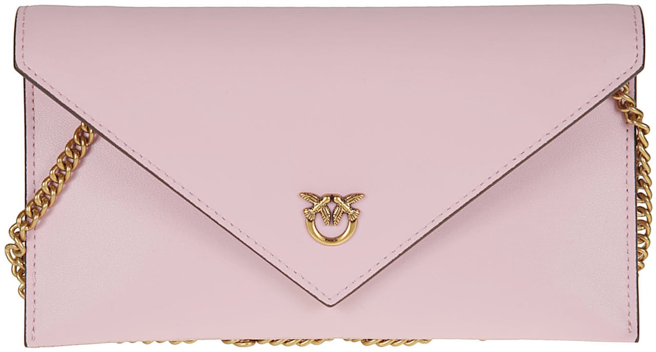 Pinko Flat Purse Mini Bag Pink Roze