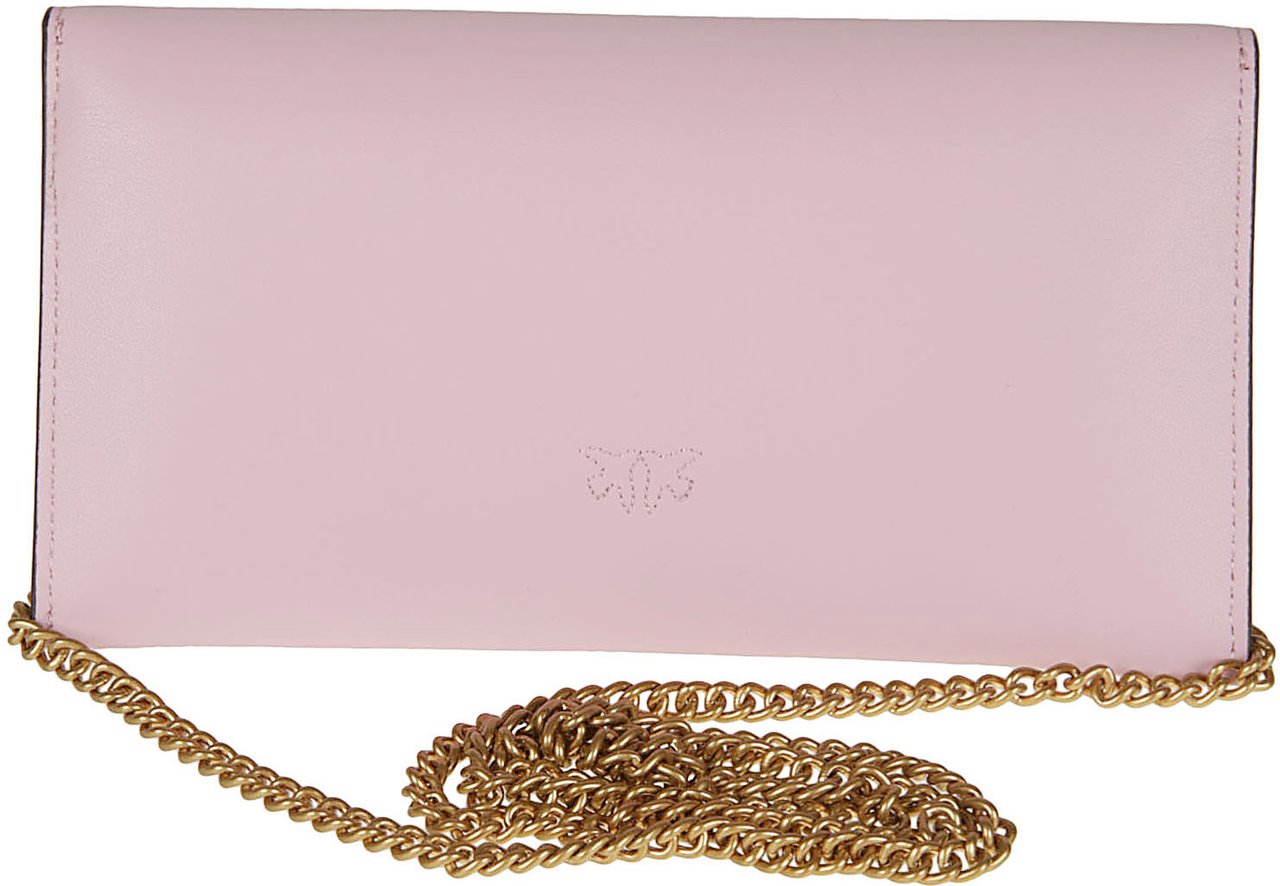 Pinko Flat Purse Mini Bag Pink Roze