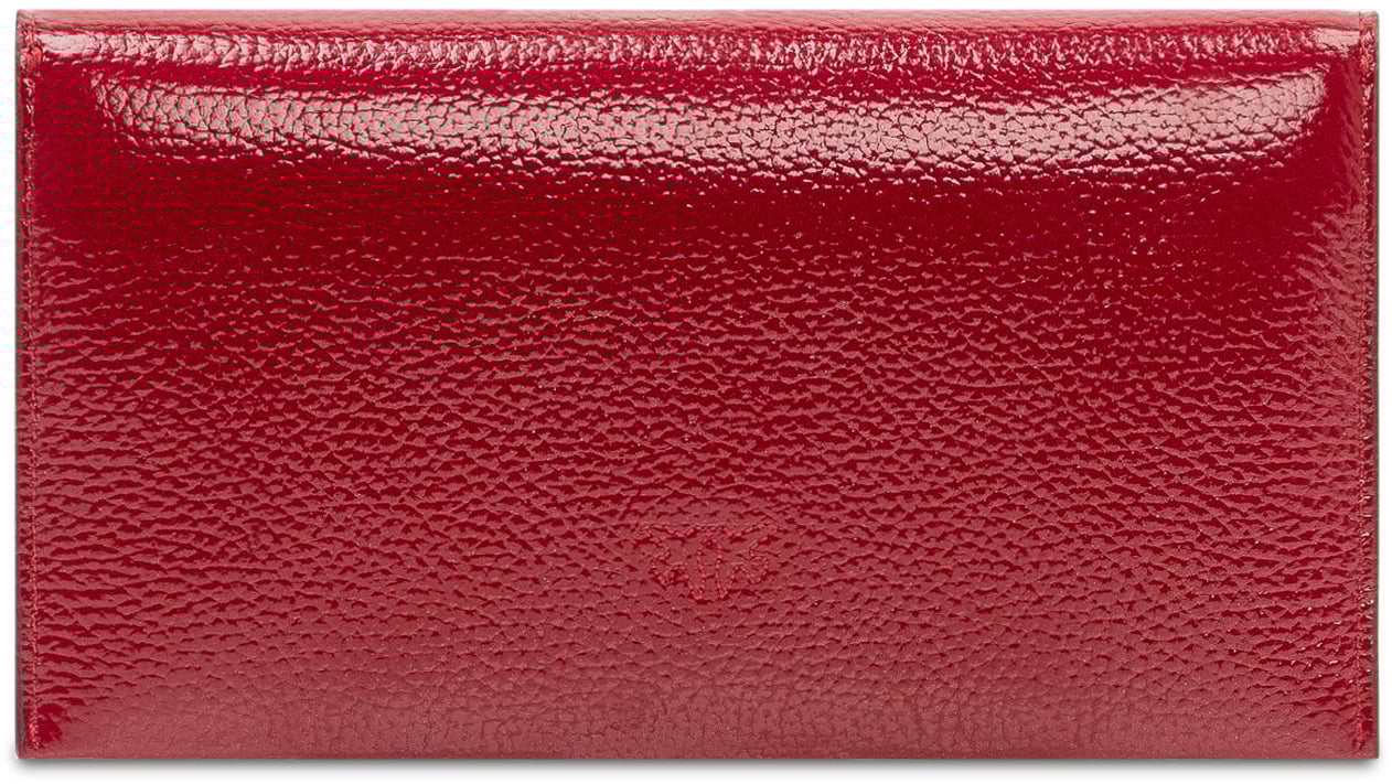 Pinko Pochette Flat Mini con Zip Maroon