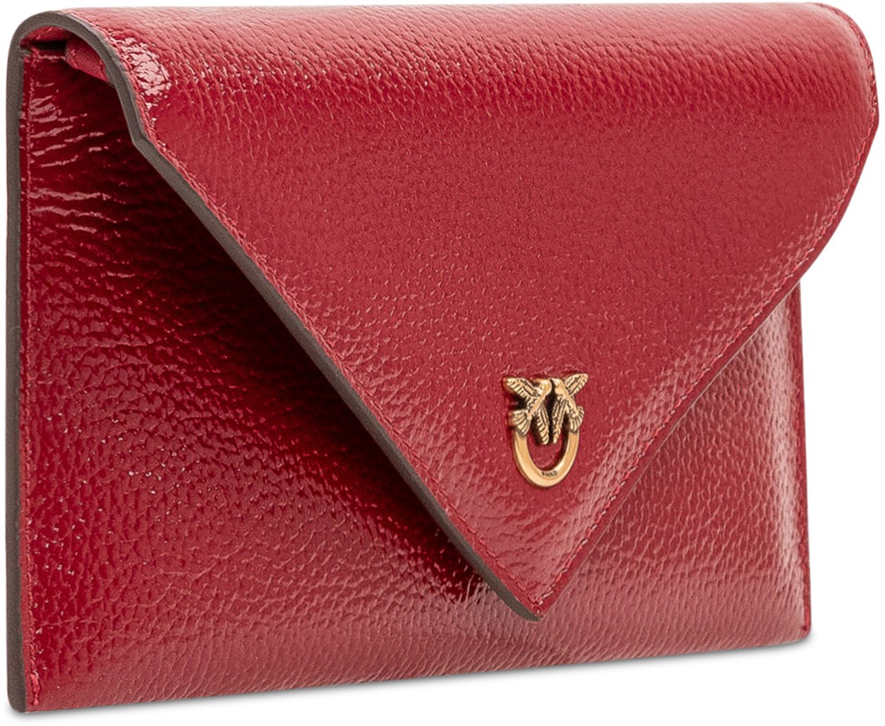 Pinko Pochette Flat Mini con Zip Maroon