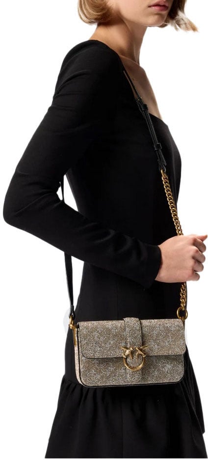 Pinko Shoulder Bags Cyan Cyaan