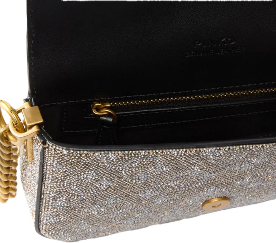 Pinko Shoulder Bags Cyan Cyaan