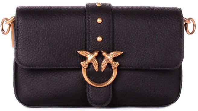 Pinko Bags Nero Gold Divers