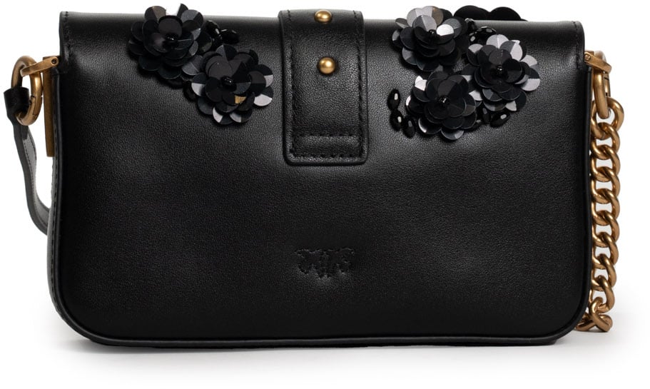 Pinko Bags Neroantique Gold Goud