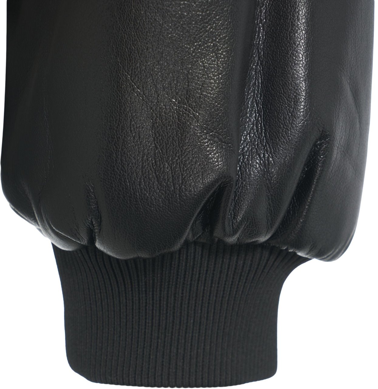 Pinko Faux leather bomber jacket Zwart