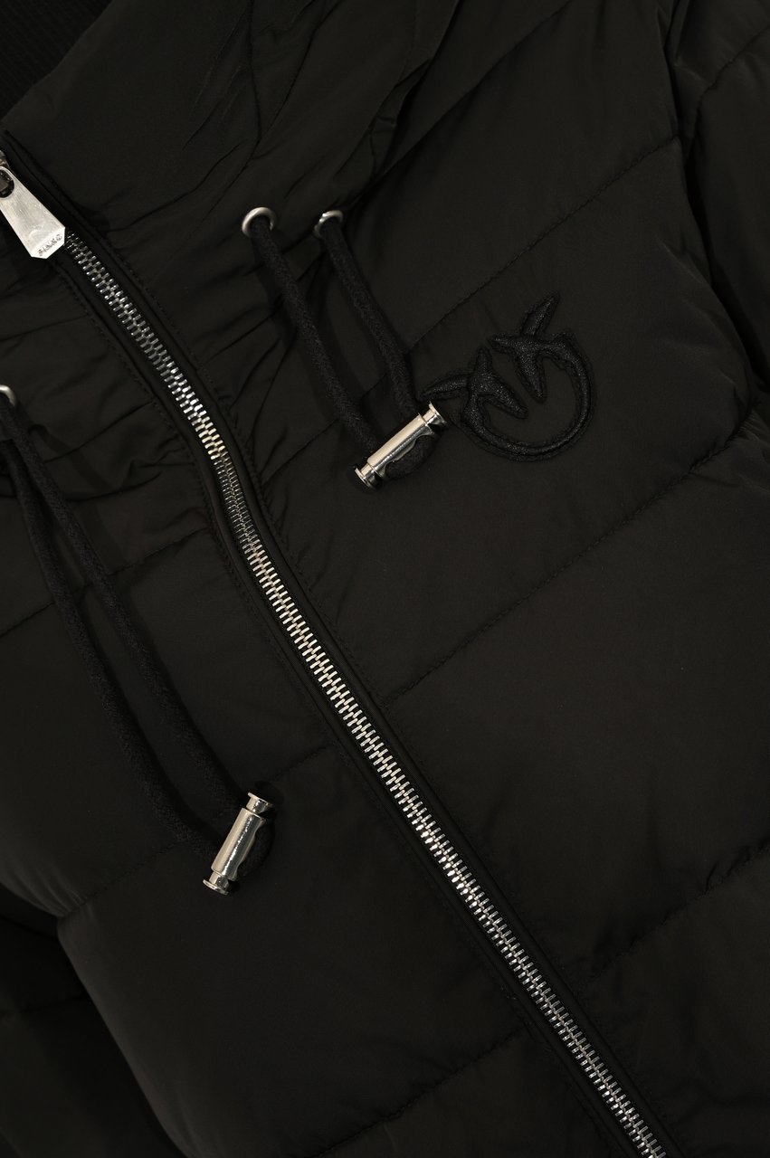 Pinko Coats Nero Limousine Zwart