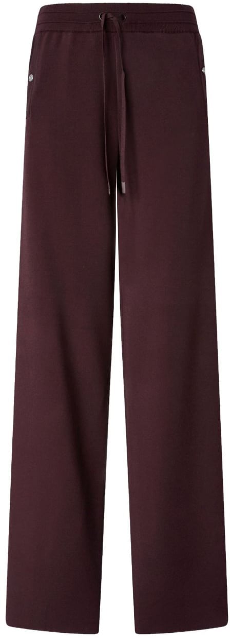 Pinko Pinko Pantaloni Bordeaux Rood